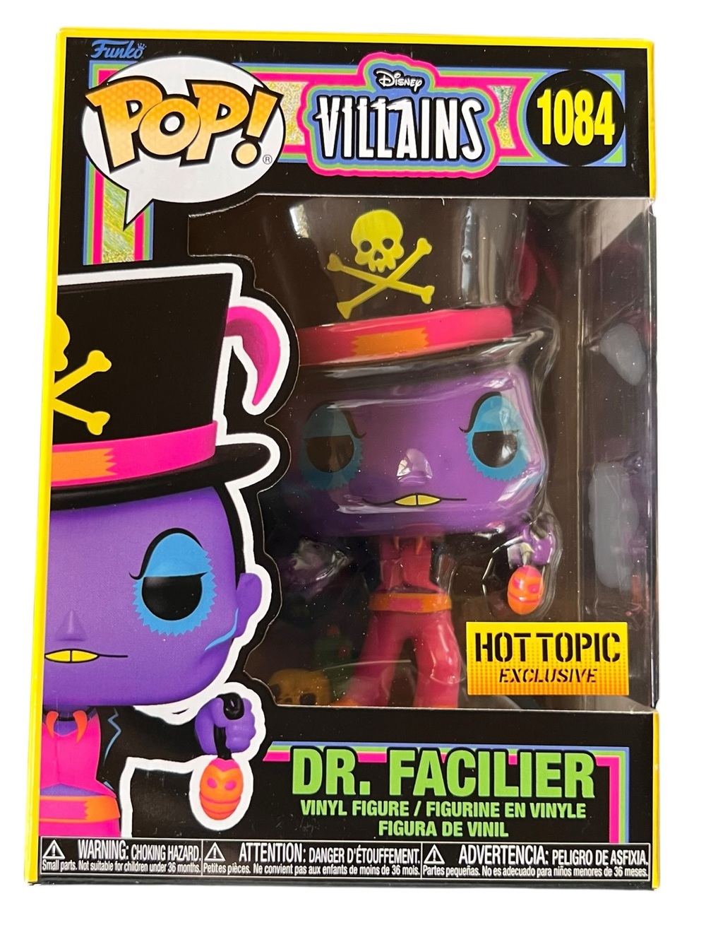 Funko Disney Villains Dr. Facilier (Hot Topic Exclusive) Blacklight